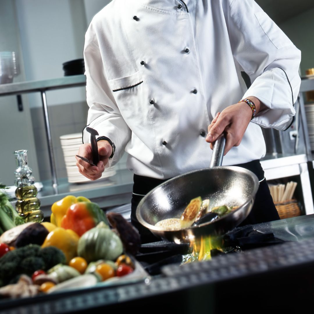 Family cook preparing for the household